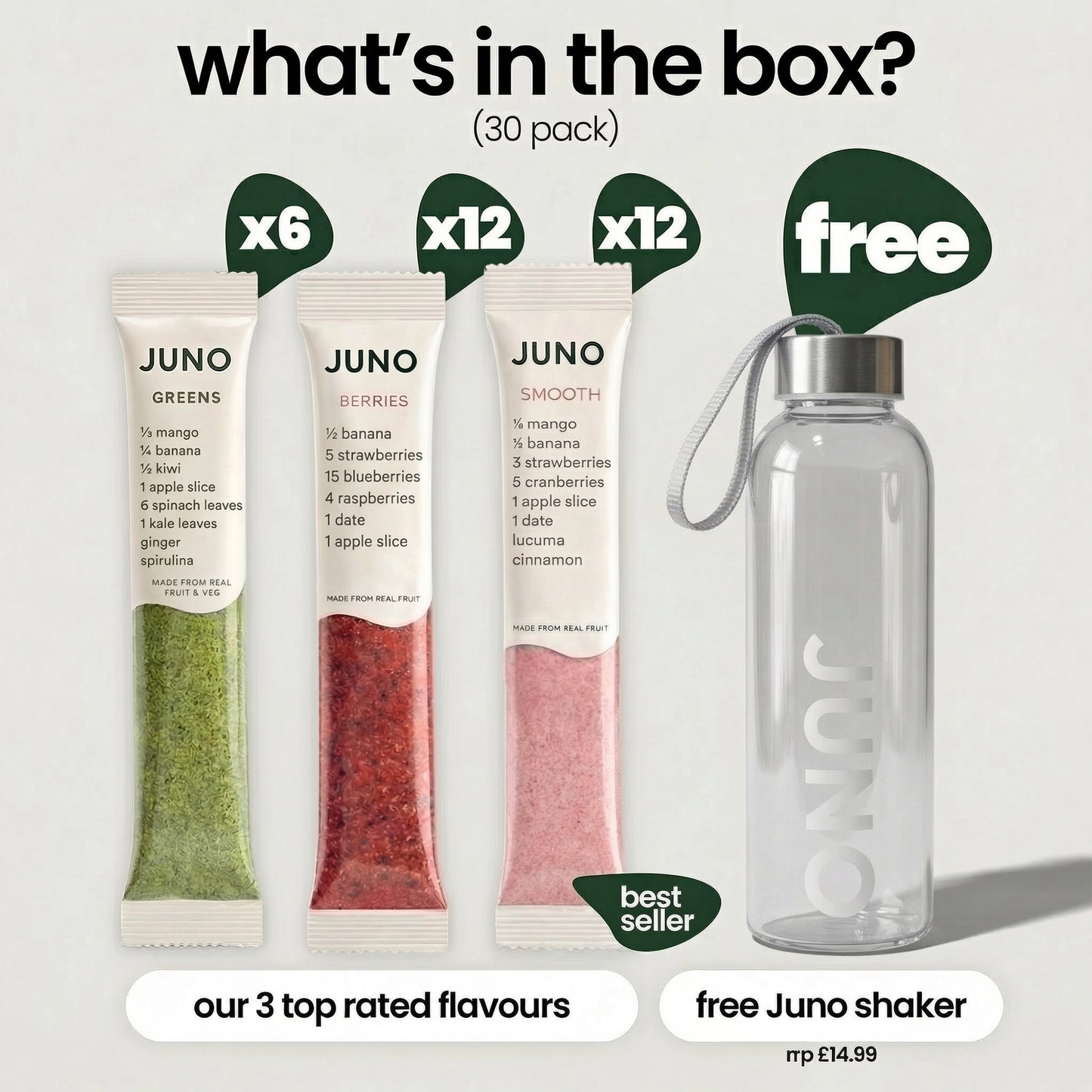 JUNO Smoothies Trial Pack